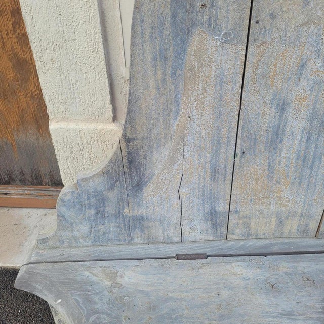 19th Century Wooden Castle Entrance Benches, Italy, Set of 4 For Sale - Image 9 of 18