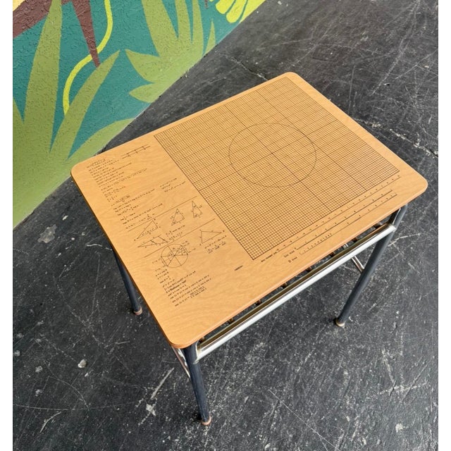 Mid-Century Modern Mid Century Columbia Bicycles School Desk For Sale - Image 3 of 11