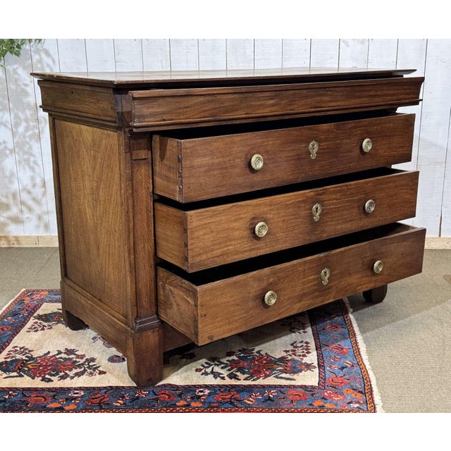 19th Century Restoration Chest of Drawers in Chestnut For Sale - Image 9 of 16