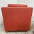 Dunbar Furniture Pair of Red Edward Wormley for Dunbar Lounge Chairs With Ottoman For Sale - Image 4 of 12