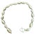 Beaded Line Chain Bracelet in Platinum, 8.6 Gm , 7 Inch Long For Sale - Image 4 of 8