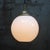 Mid-Century Modern Vintage Pendant Lamp in White Opaline Glass and Brass For Sale - Image 3 of 7