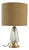 Mid-Century Italian Murano Glass and Brass Table Lamp, 1960s For Sale