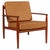 Lounge Chair in Teak and Full Grain Aniline Leather by Grete Jalk, Denmark, 1960s For Sale - Image 9 of 9