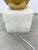 Stone Modern Brass Lamp on Marble Cube Base For Sale - Image 7 of 7