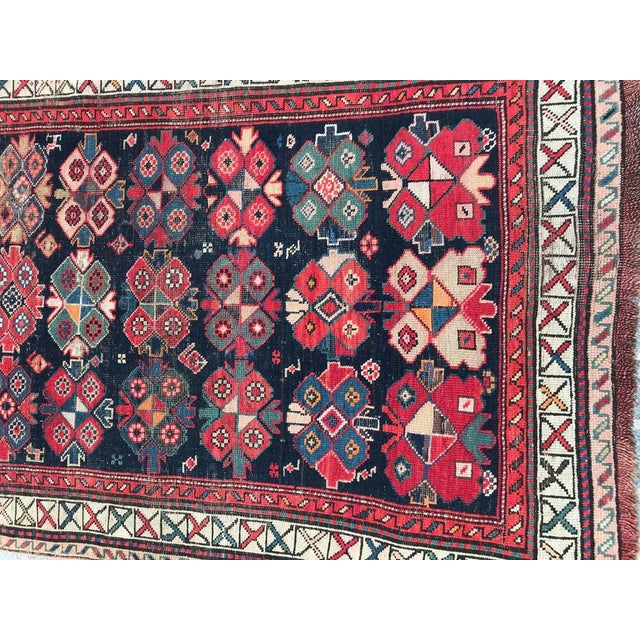 Antique Caucasian Karabagh Runner Rug, 1890s For Sale - Image 3 of 18