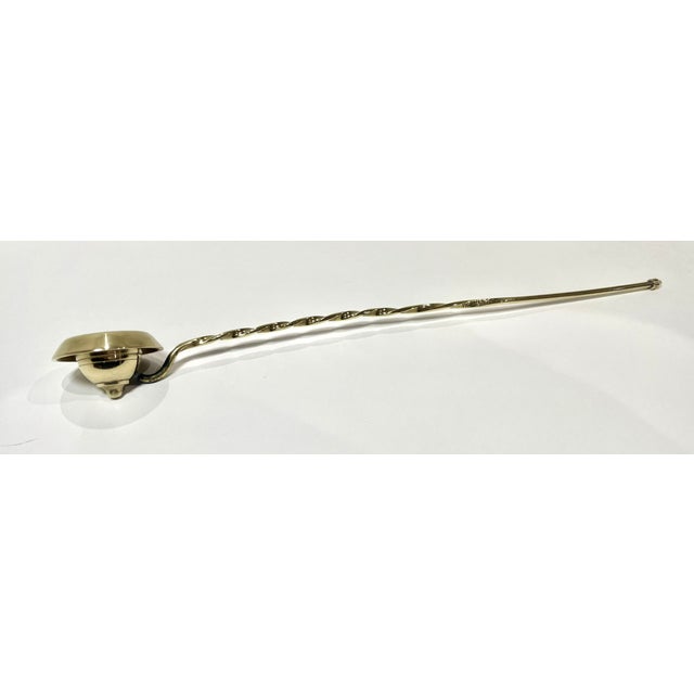 Vintage Brass Candle Snuffer For Sale - Image 4 of 5