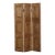 Vintage Indian Teakwood 3 Panel Screen For Sale