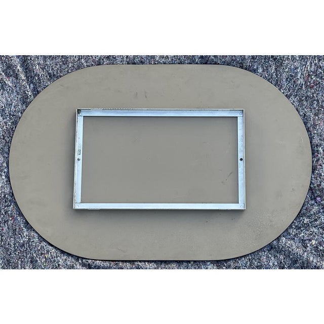 Mid-Century Modern Cobalt Blue Wall Mirror from Veca, Italy For Sale - Image 13 of 15