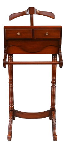 Mahogany Gentelmans Valet Shirt Press Stand