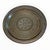 Brass Late 20th Century Large Hammered Brass Wall Platter – Ornate Floral Medallion Wall Decor - 22” For Sale - Image 8 of 10
