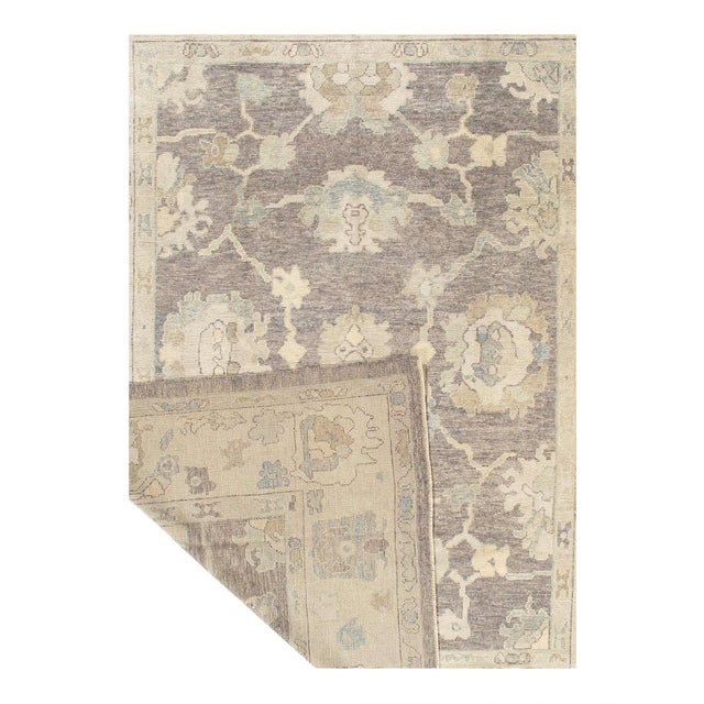 Traditional Pasargad DC Pasargad Turkish Oushak Rug For Sale - Image 3 of 3