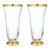 AERIN Sophia Flutes, Clear, Set of 2 For Sale