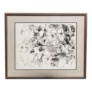 LeRoy Neiman Signed Etching "The Gambler" 1980 Limited Edition 162/250