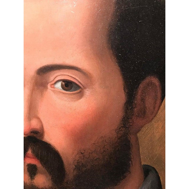 Giovanni Maria Butteri, Portrait of Francis I, Oil on Panel, 16th Century, Framed For Sale - Image 5 of 10