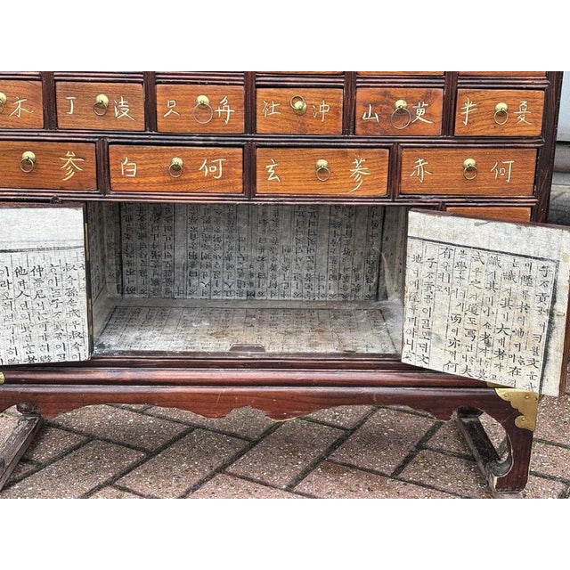 Vintage Chinese Apothecary Cabinet For Sale - Image 3 of 10