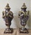 Pair Early 20th C. Louis XVI Style Mottled Lavender Marble and Gilt Bronze Ormolu Covered Urns For Sale - Image 4 of 13