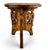 1960s Vintage Carved Folding Plant Stand Teak Wood With Inlay Detailing For Sale - Image 5 of 11