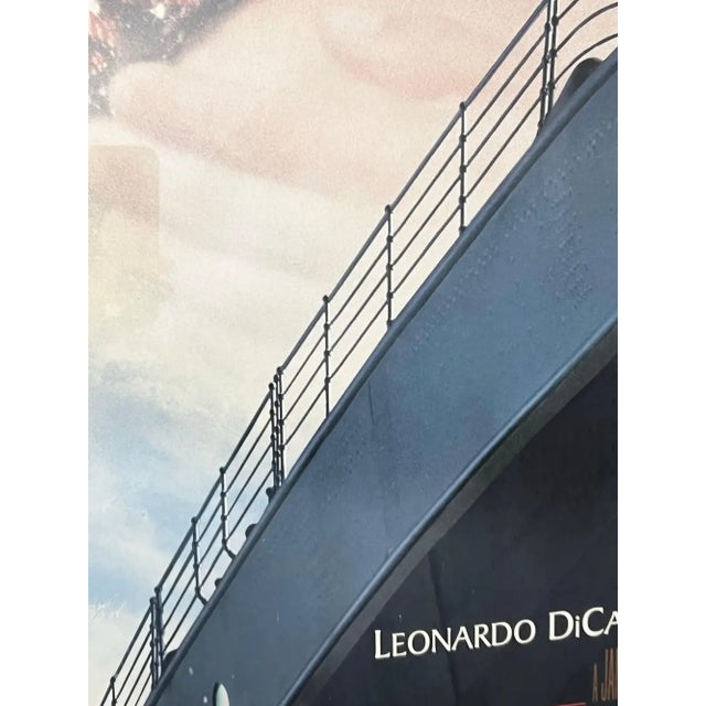 Titanic 1997 Original Movie Poster, Leonardo DiCaprio Kate Winslet, Framed 1997 For Sale - Image 9 of 14