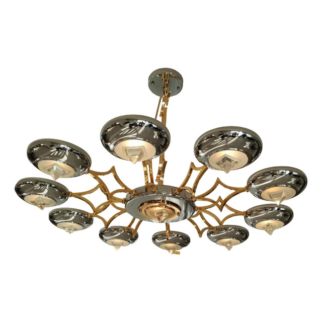 Italian Chandelier from Industria Veneziana Lampadari For Sale