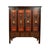 Red Lacquer and Gilded Cabinet from the Qing Dynasty For Sale - Image 5 of 5