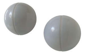 German Metal and Opaline Wall Lights, 1970s, Set of 2
