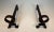 1950s French Wrought Iron Andirons - a Pair For Sale - Image 6 of 12