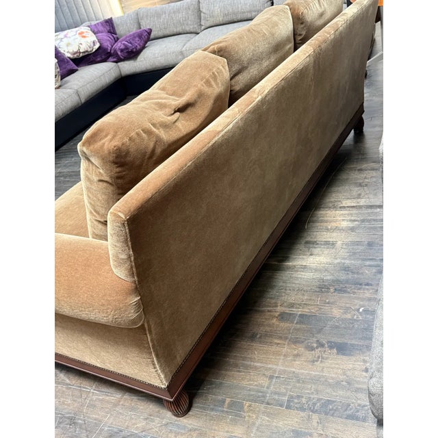 Ebanista Carmona Sofa, Brown Mohair For Sale - Image 10 of 16