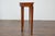 19th Century English Neoclassical Walnut Demi-Lune Table with Tapered Legs For Sale - Image 9 of 12