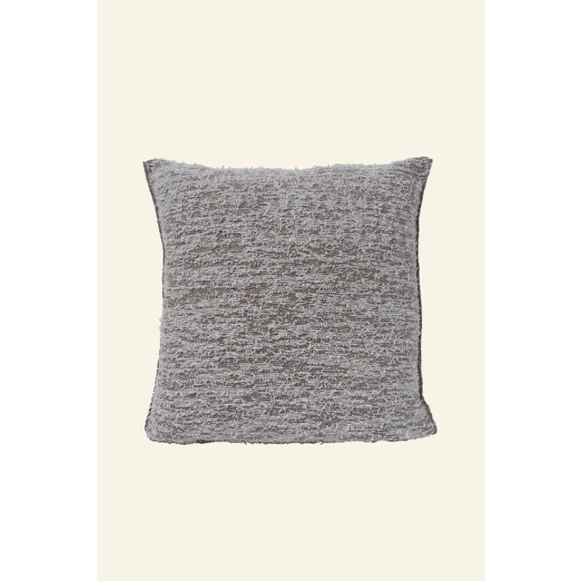 Fuzzy Cushion Cover in Beige by BOI For Sale - Image 6 of 6