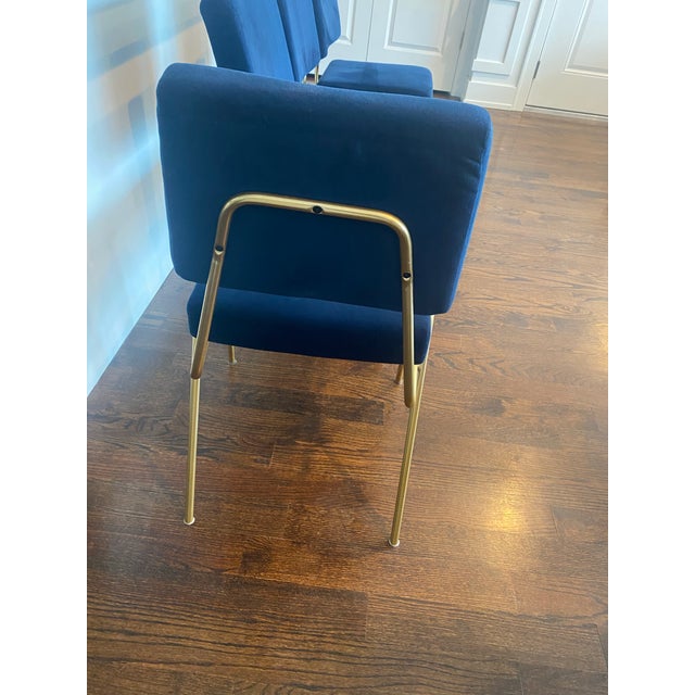 West Elm West Elm - Wire Frame Dining Chair (Set of 4) - Great Condition For Sale - Image 4 of 7