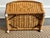 Wood Vintage Coastal Wicker Magazine Rack With Handles For Sale - Image 7 of 8