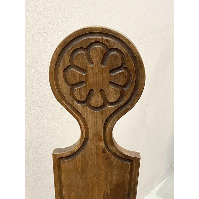 Walnut Dining Chairs, 1960s, Set of 6 For Sale - Image 4 of 14