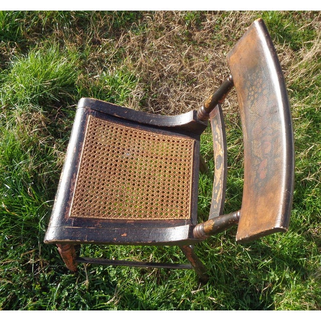 Antique Decorated Hitchcok Chair For Sale - Image 12 of 18