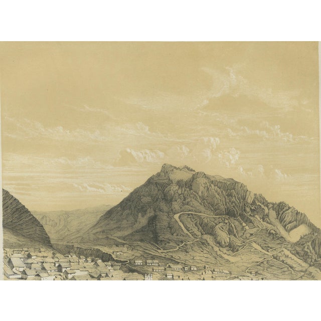 Peru Mining Mountain of Hualgayoc, 1865, Paper For Sale - Image 6 of 10