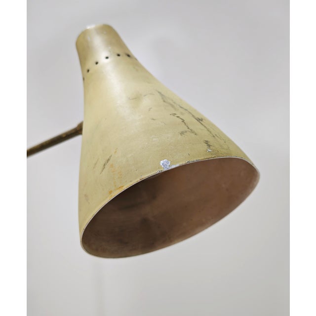 Italian Brass and Marble Floor Lamp, 1950s For Sale - Image 6 of 17