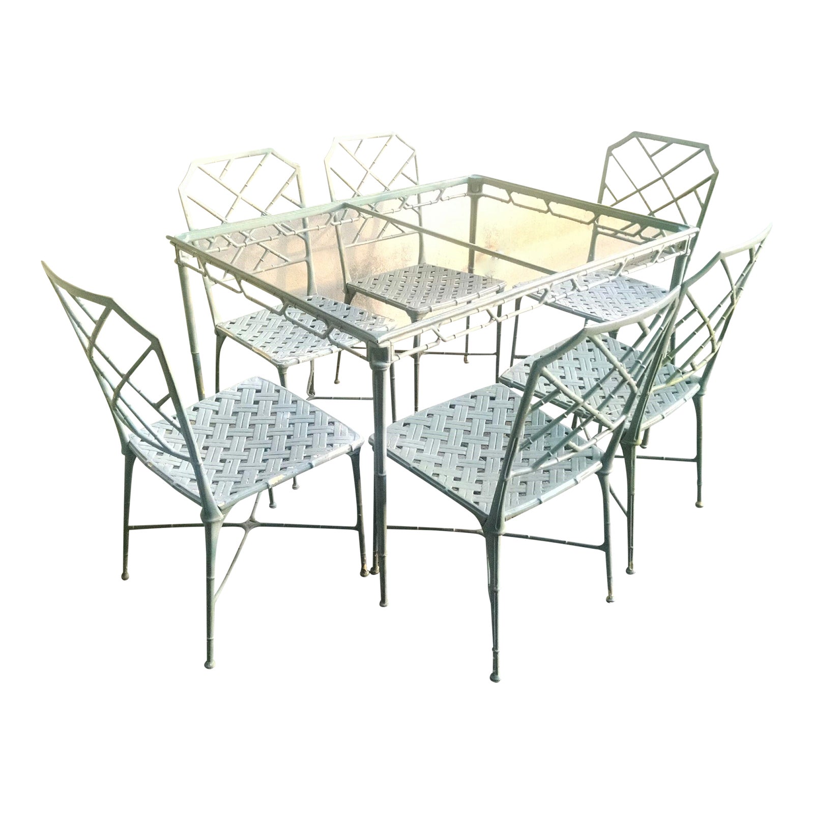 Brown Jordan Calcutta Dining Table & 4 Chairs Chairish