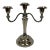 Vintage Silver Plate 3 Arm Candelabra by Ianthe From England - Circa 1950 For Sale