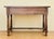 Spanish Walnut Console Table with Geometric Carved Drawers, 1920s For Sale - Image 9 of 17