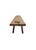 Wood Sculptural Teak Wood Long Bench Stunning Wood Textures, Modern Organic For Sale - Image 7 of 8