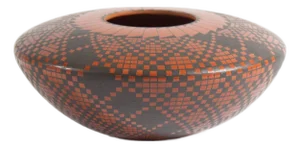 Signed Pottery Vessel by Luis Rodriguez