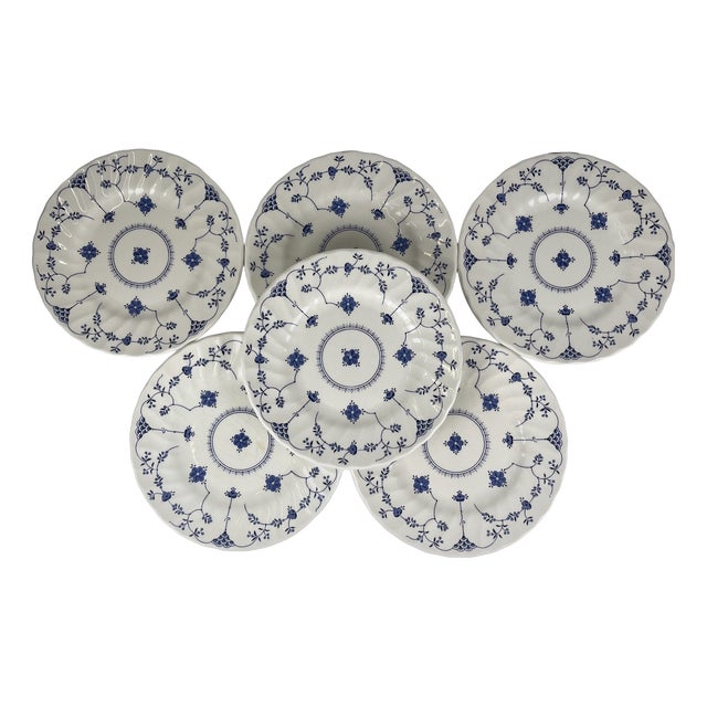 Vintage Myott Meakin Dessert Plates, 1970s, Set of 6 For Sale