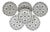 Vintage Myott Meakin Dessert Plates, 1970s, Set of 6 For Sale