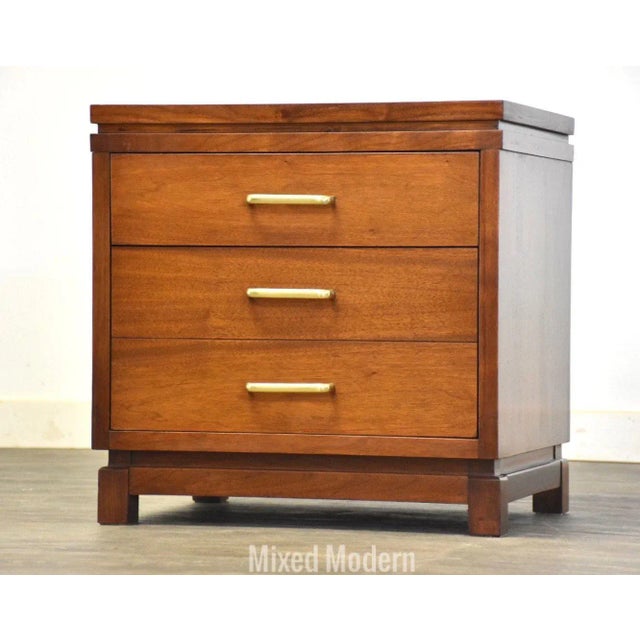 Brown Ramseur Walnut Nightstand For Sale - Image 8 of 8