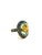 Contemporary "Bochic “Capri” Vintage Yellow Sapphire & Topaz Retro Ring Set In 18K Gold & Silver For Sale - Image 3 of 8