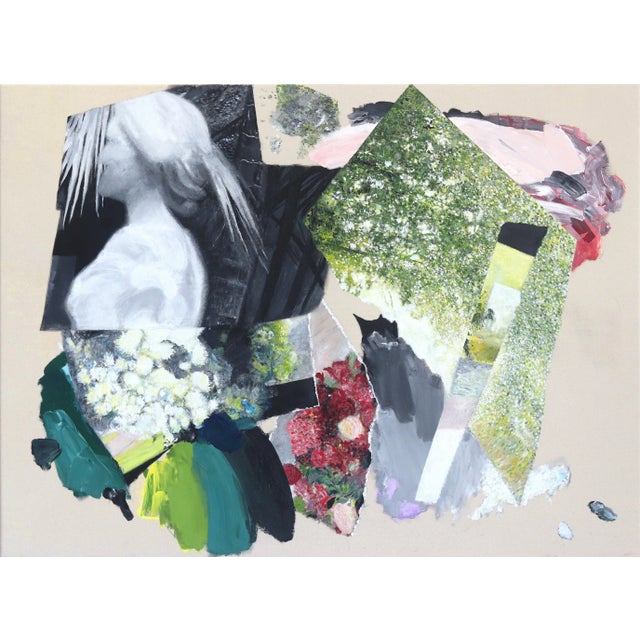 Abstract "Artist Palette/ Statue" Original Artwork by Brandon Neher For Sale