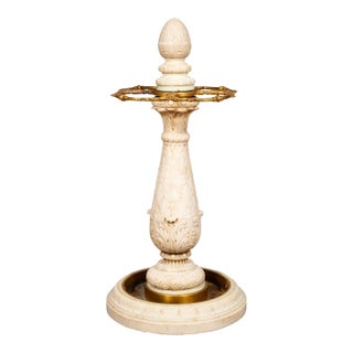 Edward F. Caldwell Marble And Bronze Umbrella Stand For Sale