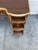 Mid 20th Century French Provincial Vanity Desk | Hollywood Regency Burl Walnut Marquetry & Gilt Bombe Dressing Table For Sale - Image 10 of 12