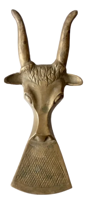 Mid-Century Brass Boot Jack