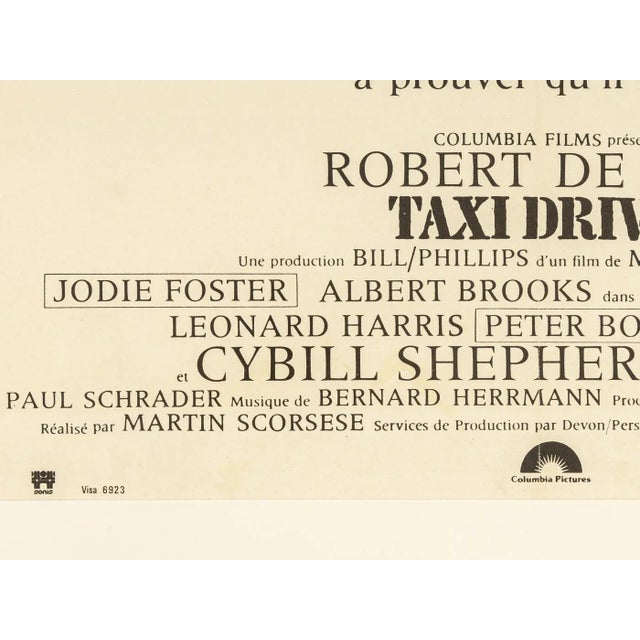 Taxi Driver Robert De Niro Poster, 1970s For Sale - Image 12 of 17